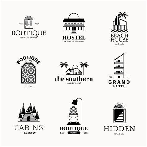 Download premium vector of Hotel logo vector black business corporate ...