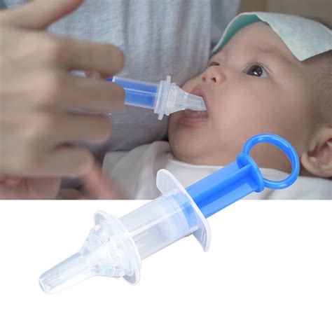 FAGINEY Medicine Syringe,Baby Medicine Dispenser With Silicone Chokeproof Syringe Type Pet ...