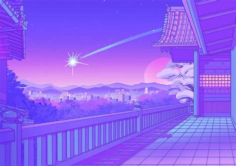 Purple Aesthetic Anime posted by Christopher Johnson, purple anime ...