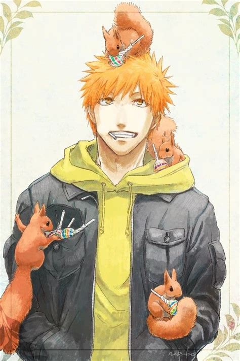 Ichigo smile😊 Bleach Fanart, Bleach Anime, All Anime, Manga Anime, Ichigo X Orihime, Main ...