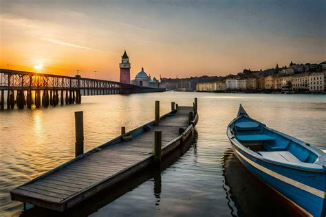 the sunset in venice, italy. AI-Generated 30181890 Stock Photo at Vecteezy