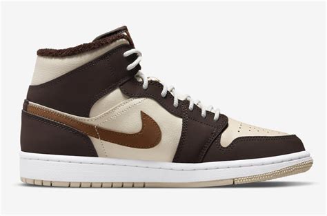 AIR JORDAN 1 MID BROWN BASALT | OFFICIAL LOOK