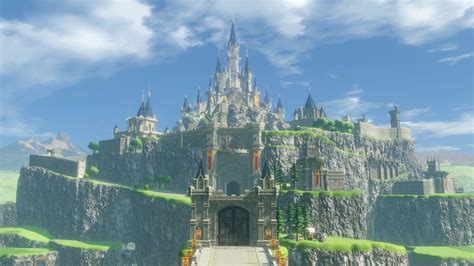 Hyrule castle from hyrule warriors: Age of Calamity | Castle aesthetic, Legend of zelda, Hyrule ...