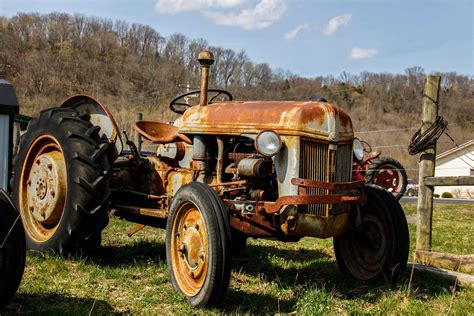 Antique ford farm tractors