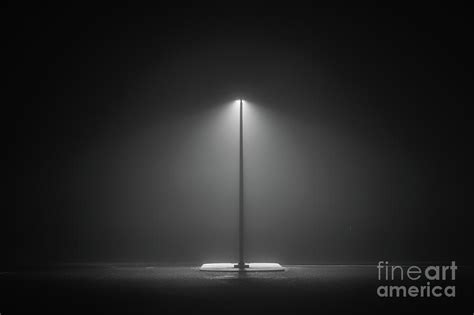 Street Lamp At Night by Luis Zuniga