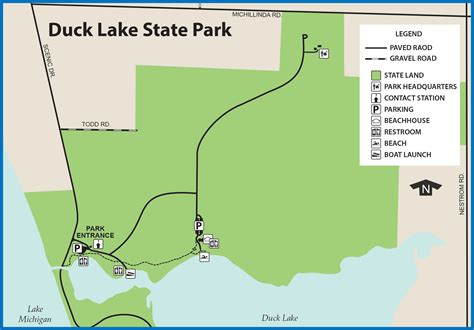 Muskegon & Duck Lake State ParksMaps & Area Guide - Shoreline Visitors ...