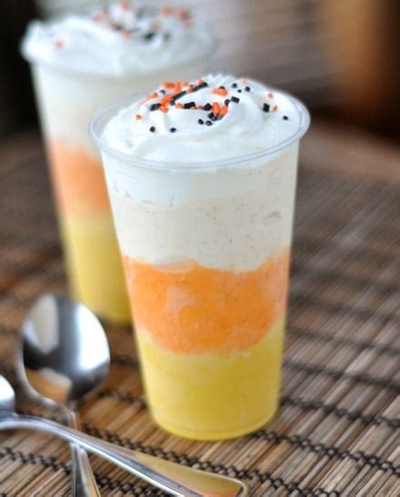 Candy Corn Milkshakes {Perfect for Halloween} | Mel's Kitchen Cafe