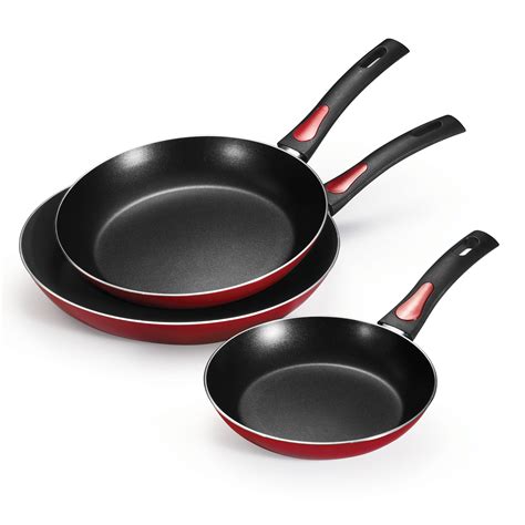 Non Stick Frying Pan Set Kitchen Cookware Home Cooking Skillet Pot 8" 10" 12"New 16017103986 | eBay