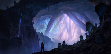 ArtStation - Crystal cave