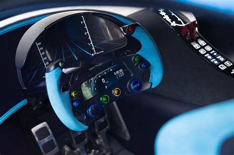 Steering wheel of the Bugatti Vision GT (official image)