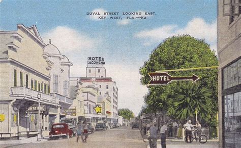 Great vintage postcard of Key West and La Concha Hotel! Key West Florida, Florida Keys, Key West ...