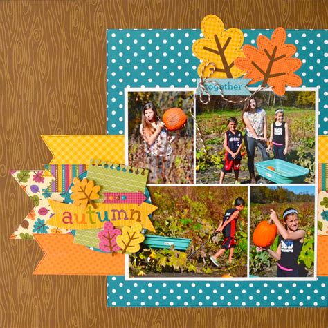 Autumn - Scrapbook.com. Fall 7 or 8 photos for a double layout. Doodlebug. Friendly Forest. Fall ...