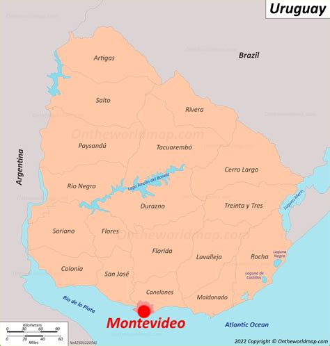 Montevideo Map | Uruguay | Detailed Maps of Montevideo