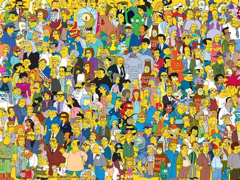 Simpsons Characters Wallpaper - WallpaperSafari