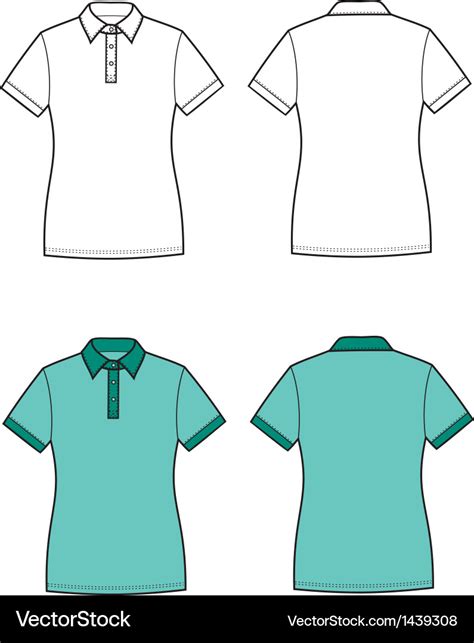 Polo t-shirt Royalty Free Vector Image - VectorStock