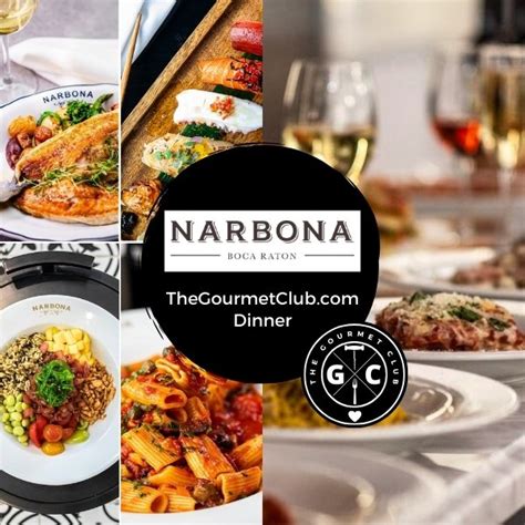 The Gourmet Club Dinner at Narbona Boca Raton - LivingFLA.com