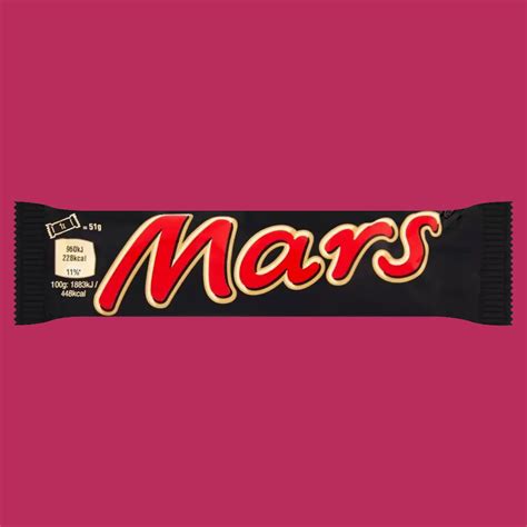 Posted Sweets | Mars Chocolate Bars 51g | Online Sweet Shop