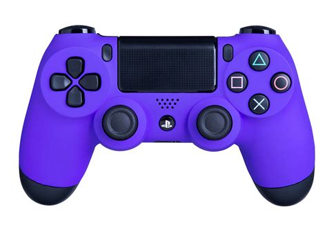 Galleon - DualShock 4 Wireless Controller For PlayStation 4 - Soft Touch Purple PS4 - Added Grip ...