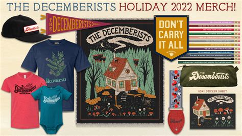 We've added a slew of new merch to the... - The Decemberists | Facebook