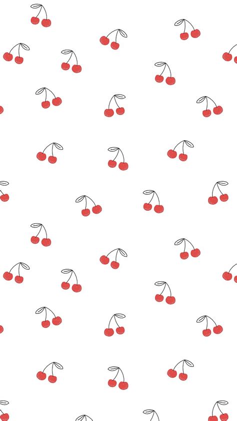 Cherry iPhone wallpaper, mobile background, | Premium Vector - rawpixel