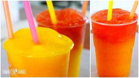 3 Ingredient Ombre FRUIT SLUSHIES Recipe - How To Make Slushies ( DIY ...