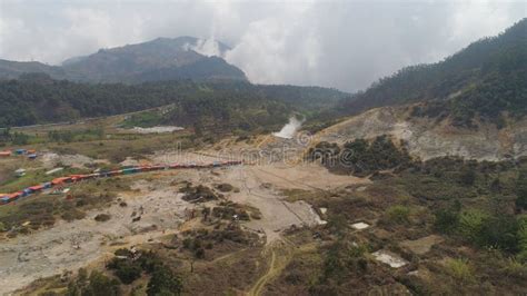 Volcanic Plateau Indonesia Dieng Plateau Stock Photo - Image of sulfur, rock: 135773722