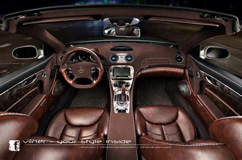 Mercedes SL Interior Enhanced with Crocodile Leather - autoevolution