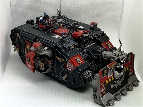 Land Raider Ares variant completed for my Watch Fortress. Xenos in the Segmentum Solar beware ...