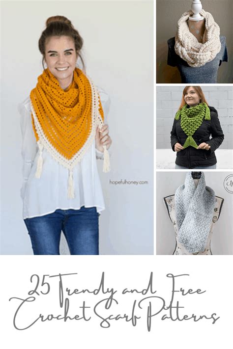 Get Cozy with 25+ FREE Crochet Scarf Patterns – Your Ultimate Winter Fashion Guide! - love. life ...