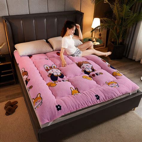 Japanese Floor Mattress, Wool Wrap Tatami Comfort Breathable Quilted Fitted Foldable Student ...