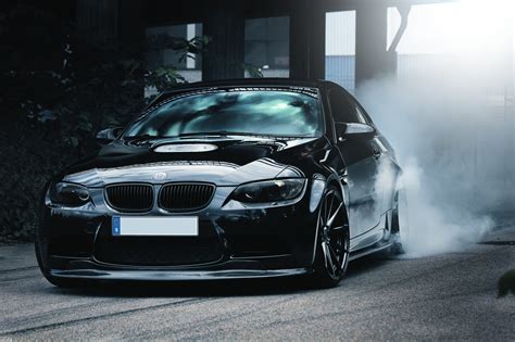 Black BMW car, car, BMW, Burnout HD wallpaper | Wallpaper Flare