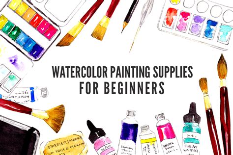 Basic Watercolor Painting Supplies for Beginners