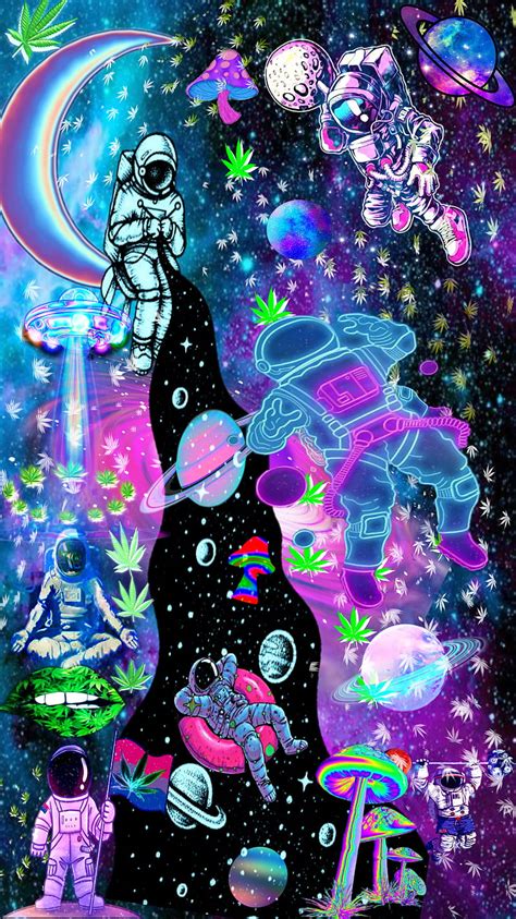 Trippy Outer Space Wallpaper