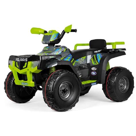 Peg Perego Polaris Sportsman 850 Lime 24v Off Road Kids Car — Kids Car Sales