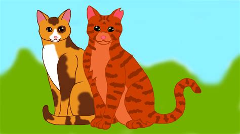 Firestar and Spottedleaf by wavetail on DeviantArt