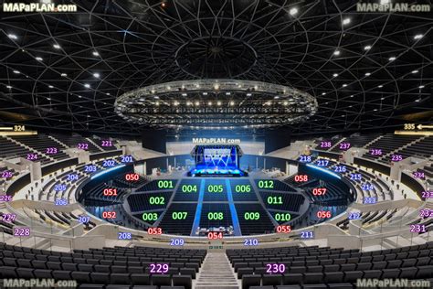 Best seats concert stage view, Virtual inside tour with sections and tier levels - Hydro SSE ...