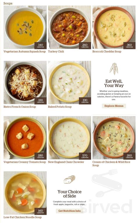 Panera Bread Printable Menu Prices – NBKomputer