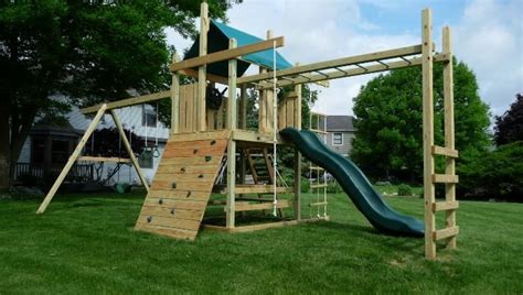 21 best images about Wooden swing set plans on Pinterest Diy swing, Play sets and Backyards ...