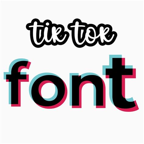 TikTok Font and Numerals for SVG PNG TikTok SVG | Etsy