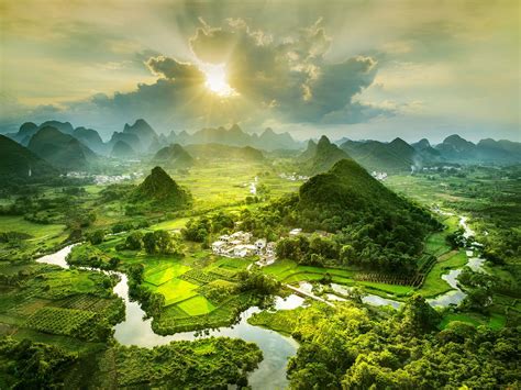 Beautiful Countryside Village Wallpapers - Wallpaper Cave