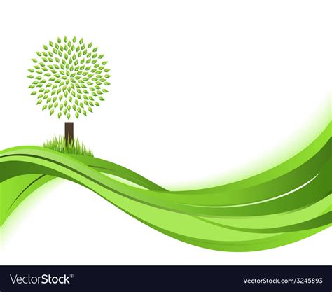 Green nature background eco concept Royalty Free Vector