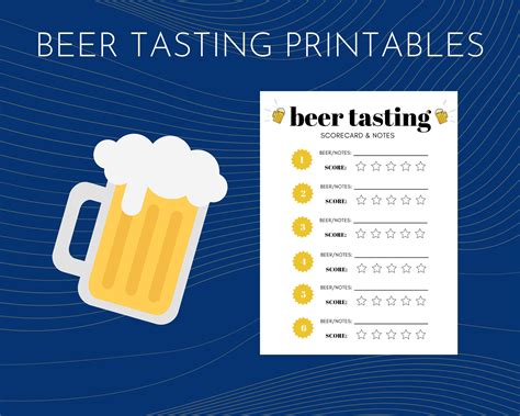 Beer Tasting Notes Template