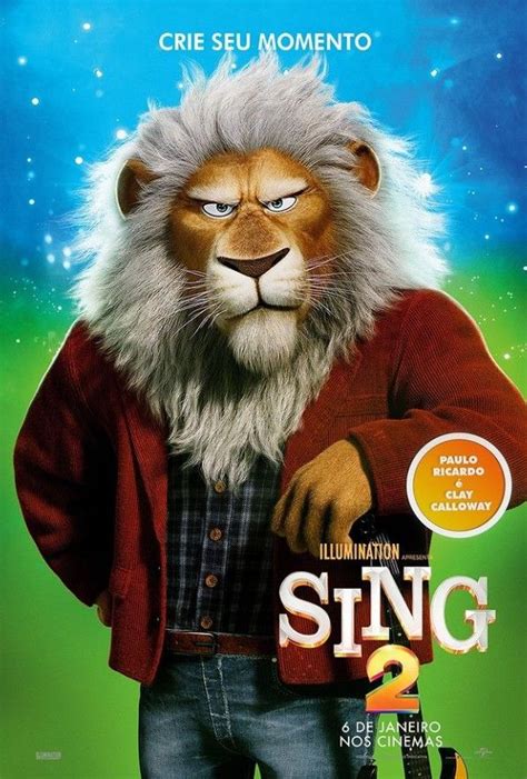 clay calloway de sing 2 | Sing movie, Cute cartoon wallpapers, Rock legends