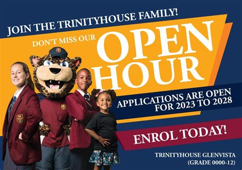 Trinityhouse Glenvista | Open Hour