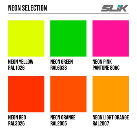 Neon surcharge - Slik Graphics