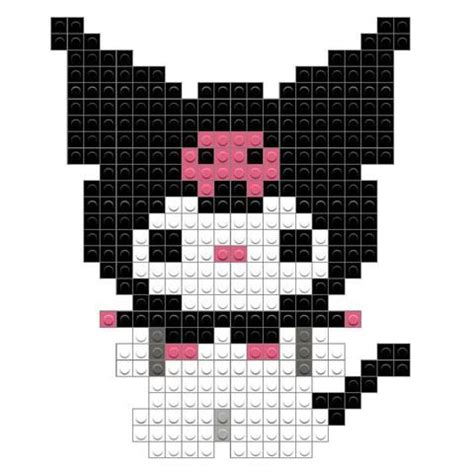 Kuromi Pixel Art