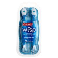 Disposable Toothbrush Wisp 4 pack by Colgate | Travel Ideology