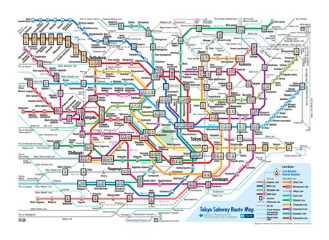 Subway Map Tokyo Pdf - Draw A Topographic Map