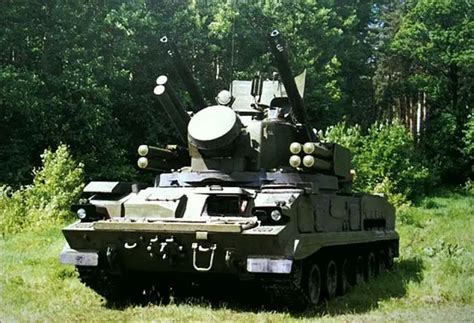 2S6 2S6M SA-19 Grison 9K22 9K22M Tunguska Tunguska-M self-propelled air defence cannon missile ...