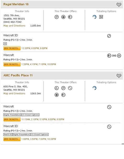 Regal Meridian 16 and AMC Pacific Place 11 are showing the same movies? : r/Seattle